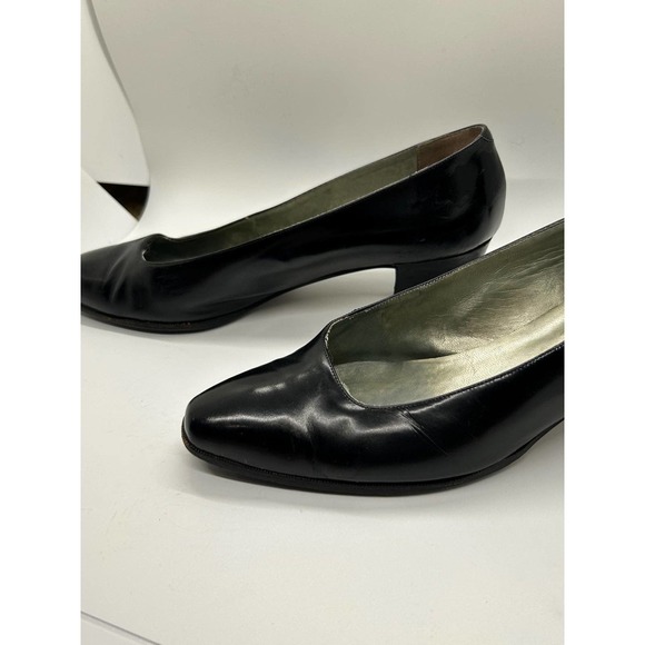 Van Eli Vintage Brown Block Heels Closed Toe Size 8M - Picture 4 of 10